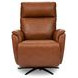 Cove Autumn Leather Zero Gravity Swivel Power Recliner with USB Charging and Heat Massage