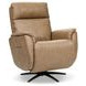 Cove Dune Leather Zero Gravity Swivel Power Recliner with USB Charging and Heat Massage