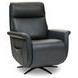 Haven Harbor Leather Zero Gravity Swivel Power Recliner with USB Charging and Heat Massage