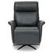 Haven Harbor Leather Zero Gravity Swivel Power Recliner with USB Charging and Heat Massage