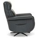 Haven Harbor Leather Zero Gravity Swivel Power Recliner with USB Charging and Heat Massage