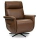 Haven Riverstone Leather Zero Gravity Swivel Power Recliner with USB Charging and Heat Massage