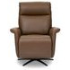 Haven Riverstone Leather Zero Gravity Swivel Power Recliner with USB Charging and Heat Massage