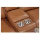 Portland Desert Leather 73" Lay Flat Power Reclining Console Loveseat with Power Headrest and USB Charging