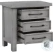 Logandale Antique Gray Nightstand