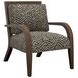 Apollo Brown Upholstered Lounge Chair