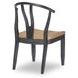 Franklin Harvest Oak and Aged Black Side Chair Set of 2