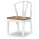 Franklin Harvest Oak and Natural White Side Chair Set of 2