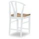 Franklin Harvest Oak and Natural White Counter Height Chair Set of 2