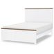 Dutton Natural White and Toasted Coconut Full Panel Bed