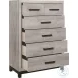 Zephyr Light Gray Storage Wall Bedroom Set
