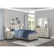 Zephyr Light Gray Twin Storage Wall Bed with Nightstand and LED Lighting