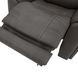 Carter Smoke Zero Gravity Triple Power Recliner with USB Charging and Heat Massage