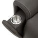 Carter Smoke Zero Gravity Triple Power Recliner with USB Charging and Heat Massage