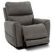 Carter Smoke Zero Gravity Triple Power Recliner with USB Charging and Heat Massage