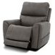 Carter Smoke Zero Gravity Triple Power Recliner with USB Charging and Heat Massage