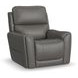 Carter Smoke Zero Gravity Power Lift Recliner with USB Charging and Heat Massage