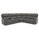 Carter Smoke 6 Piece Modular Zero Gravity Power Reclining Sectional with Power Lumbar and USB Charging