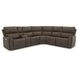 Carter Cappuccino 6 Piece Modular Zero Gravity Power Reclining Sectional with Power Lumbar and USB Charging