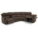 Carter Cappuccino 6 Piece Modular Zero Gravity Power Reclining Sectional with Power Lumbar and USB Charging