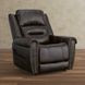 Oscar Dark Brown Power Lift Recliner With Power Headrest And Lumbar