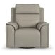Vernon Dove Gray Zero Gravity Swivel Gliding Power Recliner with USB Charging and Heat Massage