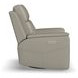 Vernon Dove Gray Zero Gravity Swivel Gliding Power Recliner with USB Charging and Heat Massage