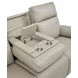 Vernon Dove Gray 86" Zero Gravity Power Reclining Sofa with USB Charging and LED