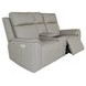 Vernon Dove Gray 73" Zero Gravity Power Reclining Loveseat with USB Charging and Heat Massage