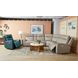 Vernon Dove Gray 6 Piece Modular Zero Gravity Power Reclining Sectional with Heat Massage and USB Charging