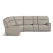 Vernon Dove Gray 6 Piece Modular Zero Gravity Power Reclining Sectional with Heat Massage and USB Charging