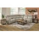 Vernon Dove Gray 6 Piece Modular Zero Gravity Power Reclining Sectional with Heat Massage and USB Charging