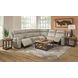 Vernon Dove Gray 6 Piece Modular Zero Gravity Power Reclining Sectional with Heat Massage and USB Charging