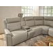 Vernon Dove Gray 6 Piece Modular Zero Gravity Power Reclining Sectional with Heat Massage and USB Charging