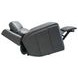 Wyatt Gunmetal Gray Leather Zero Gravity Power Recliner with Power Lumbar and USB Charging