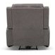 Wyatt Gunmetal Gray Leather Zero Gravity Power Recliner with Power Lumbar and USB Charging