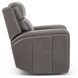 Wyatt Gunmetal Gray Leather Zero Gravity Power Recliner with Power Lumbar and USB Charging