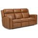 Wyatt Canyon Brown Leather Zero Gravity Power Reclining Living Room Set