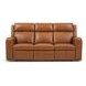 Wyatt Canyon Brown Leather Zero Gravity Power Reclining Living Room Set