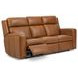 Wyatt Canyon Brown Leather Zero Gravity Power Reclining Living Room Set