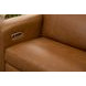 Wyatt Canyon brown Leather 74" Zero Gravity Power Reclining Loveseat with Console and USB Charging