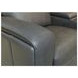 Wyatt Gunmetal Gray Leather 6 Piece Modular Zero Gravity Power Reclining Sectional with Power Lumbar and USB Charging