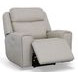 Barnett Cream Leather Power Reclining Living Room Set With Power Headrest And Lumbar