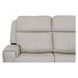 Barnett Cream Leather Power Reclining 65" Loveseat With Power Headrest And Lumbar
