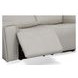 Barnett Cream Leather Power Reclining 65" Loveseat With Power Headrest And Lumbar