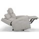 Barnett Cream Leather Power Reclining 65" Loveseat With Power Headrest And Lumbar