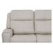 Barnett Cream Leather 87" Power Reclining Sofa With Power Headrest And Lumbar