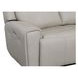 Barnett Cream Leather Power Reclining Living Room Set With Power Headrest And Lumbar