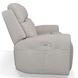 Barnett Cream Leather 87" Power Reclining Sofa With Power Headrest And Lumbar