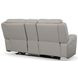 Barnett Cream Leather Power Reclining Console 77" Loveseat With Power Headrest And Lumbar